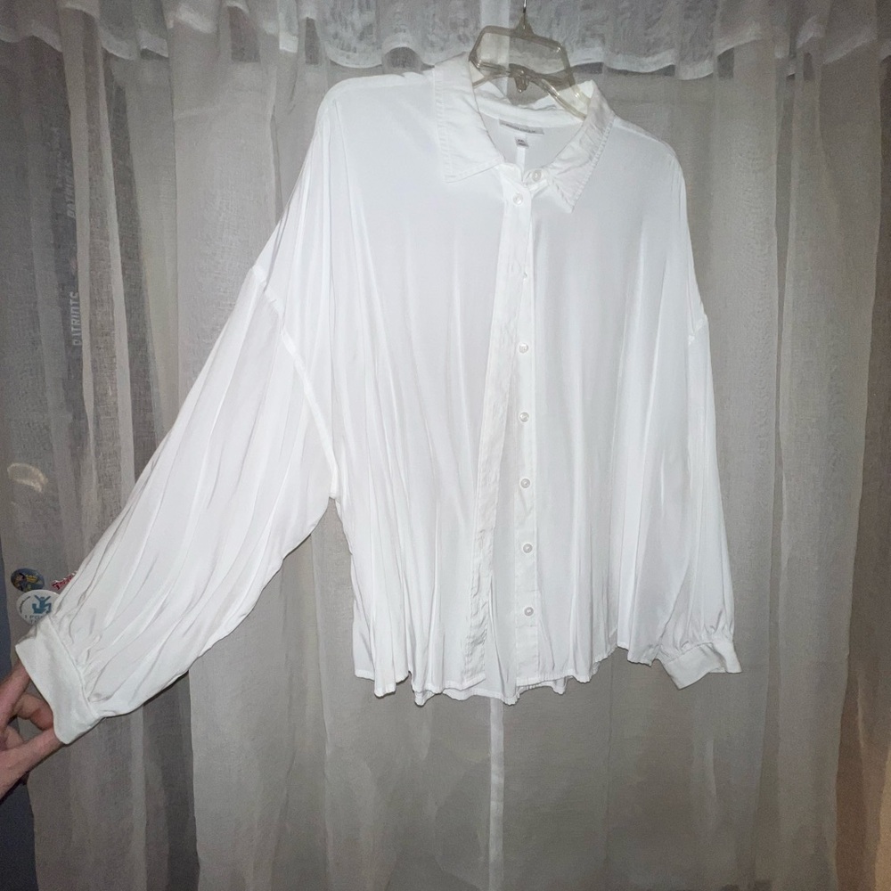 White Button Up Blouse